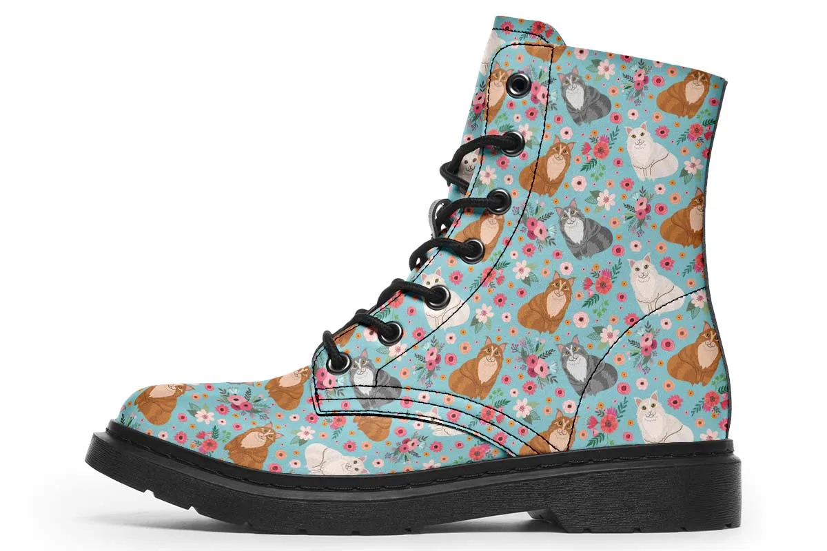 Maine Coon Cat Flower Boots
