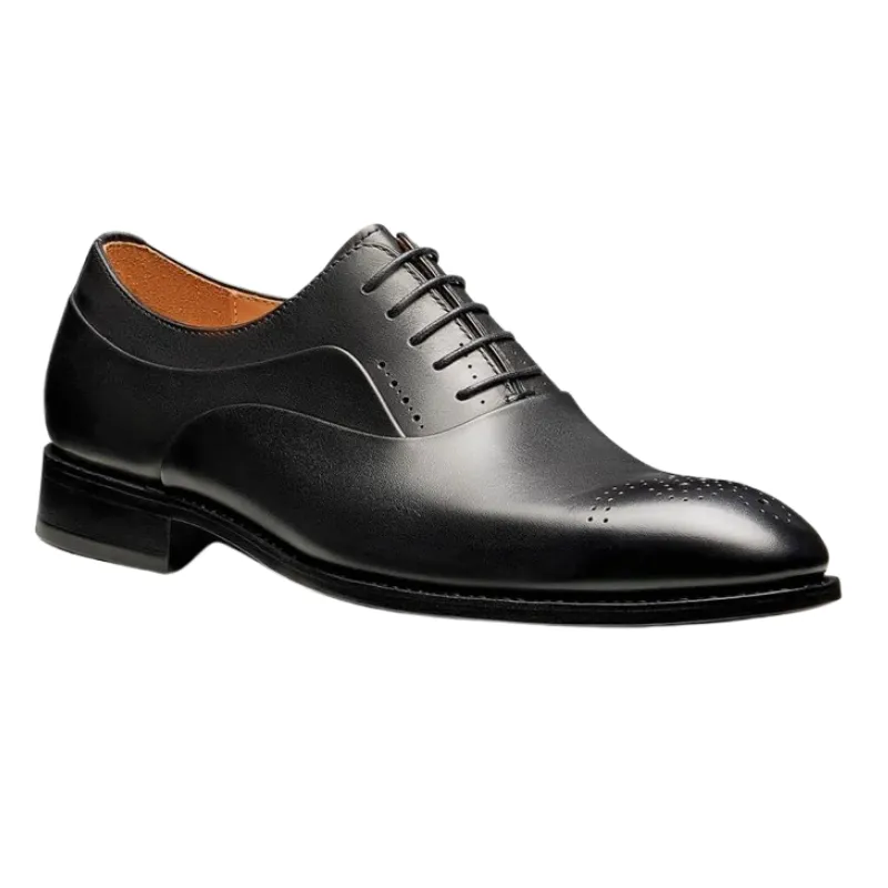 Men's Genuine Leather Oxfords – Luxury Formal Business Shoes