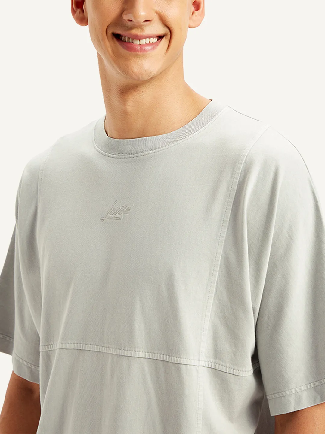 Men's Solid Regular Fit T-Shirt