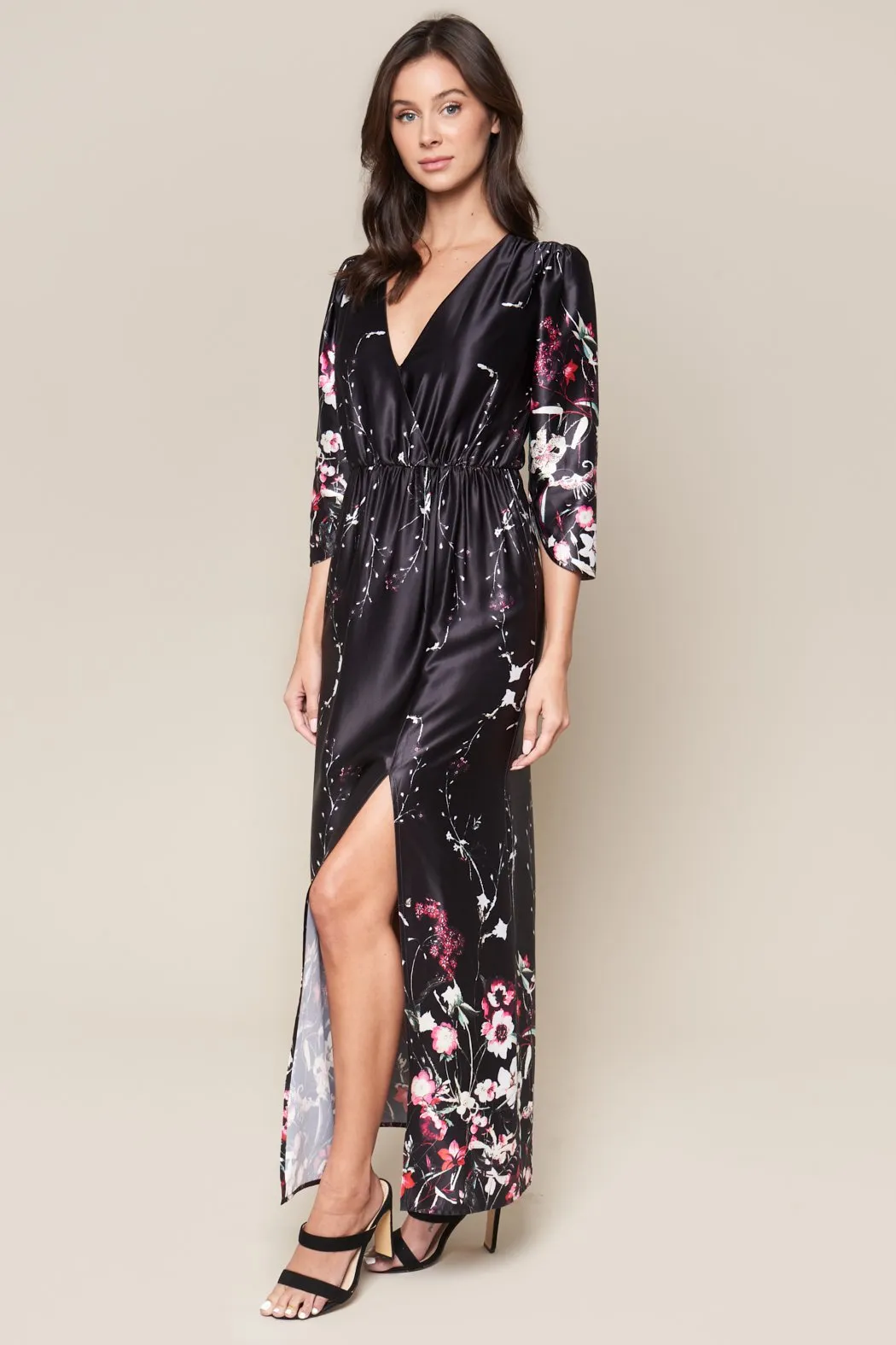 Montecito Floral Print Maxi Dress