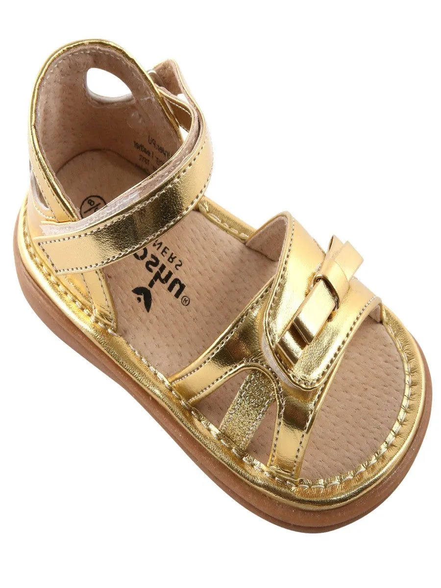Mooshu Trainers Girls Multi Marilyn Strappy Squeaky Sandals 3 Baby-9 Toddler