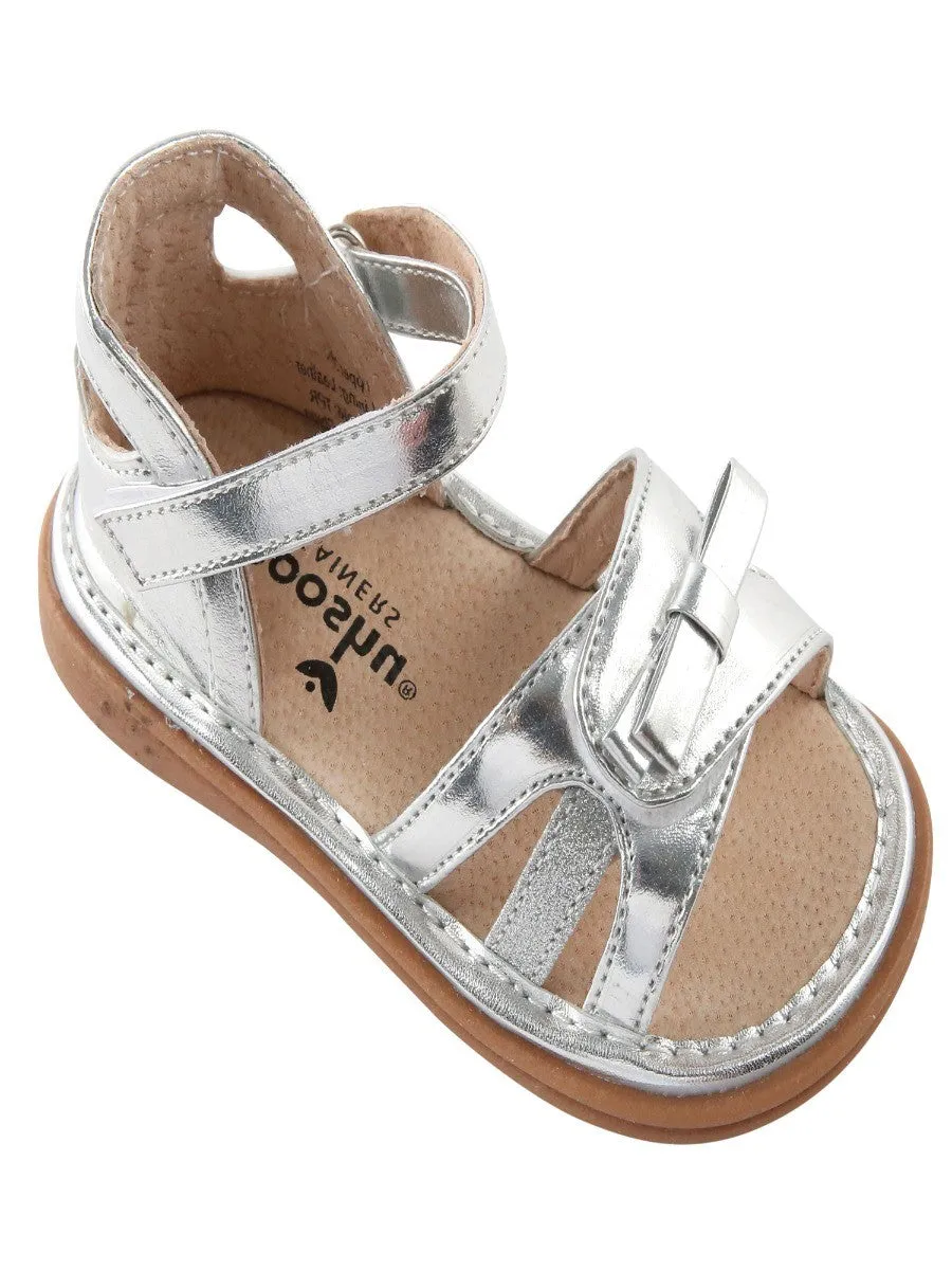 Mooshu Trainers Girls Multi Marilyn Strappy Squeaky Sandals 3 Baby-9 Toddler
