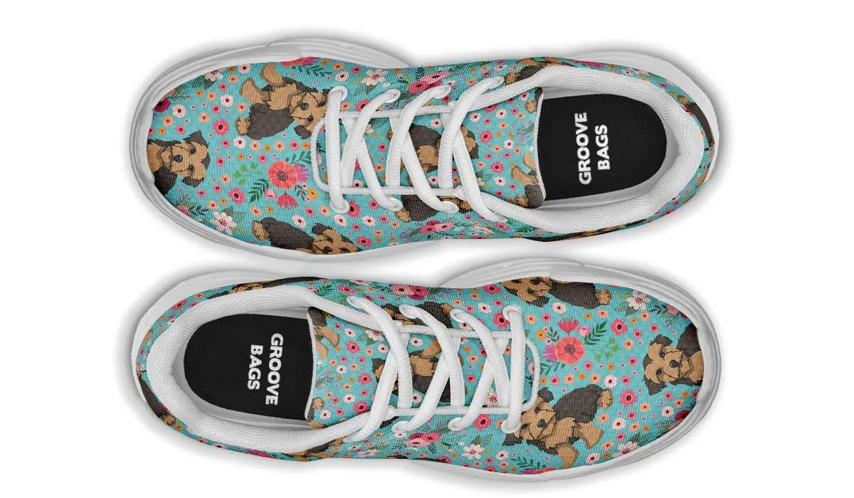 Morkie Flower Chunky Sneakers