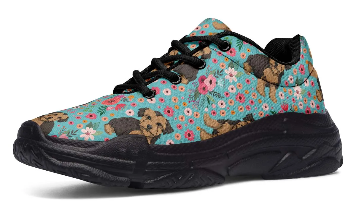 Morkie Flower Chunky Sneakers