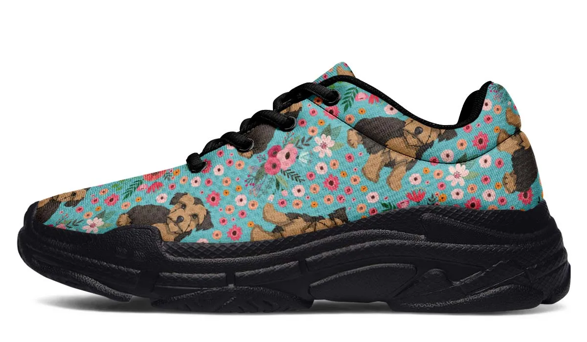 Morkie Flower Chunky Sneakers