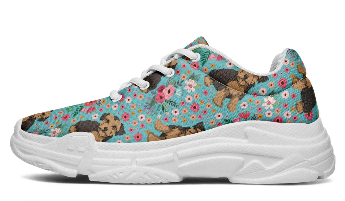 Morkie Flower Chunky Sneakers