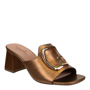 NAKED FEET - CUPEL in BRONZE Heeled Sandals