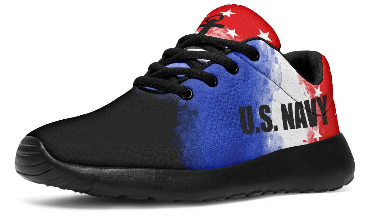 Navy Flag Sneakers