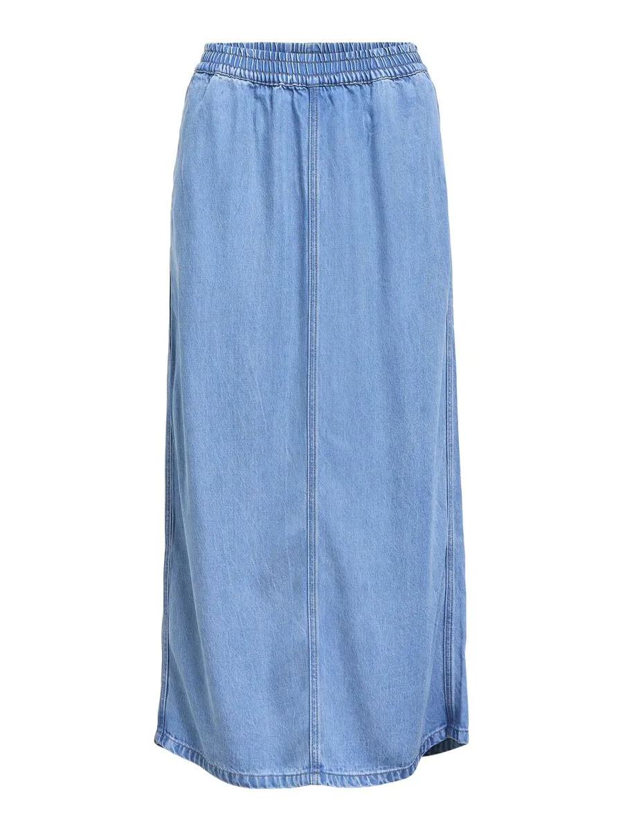 Object Frame maxi lyocell denim skirt Light Indigo