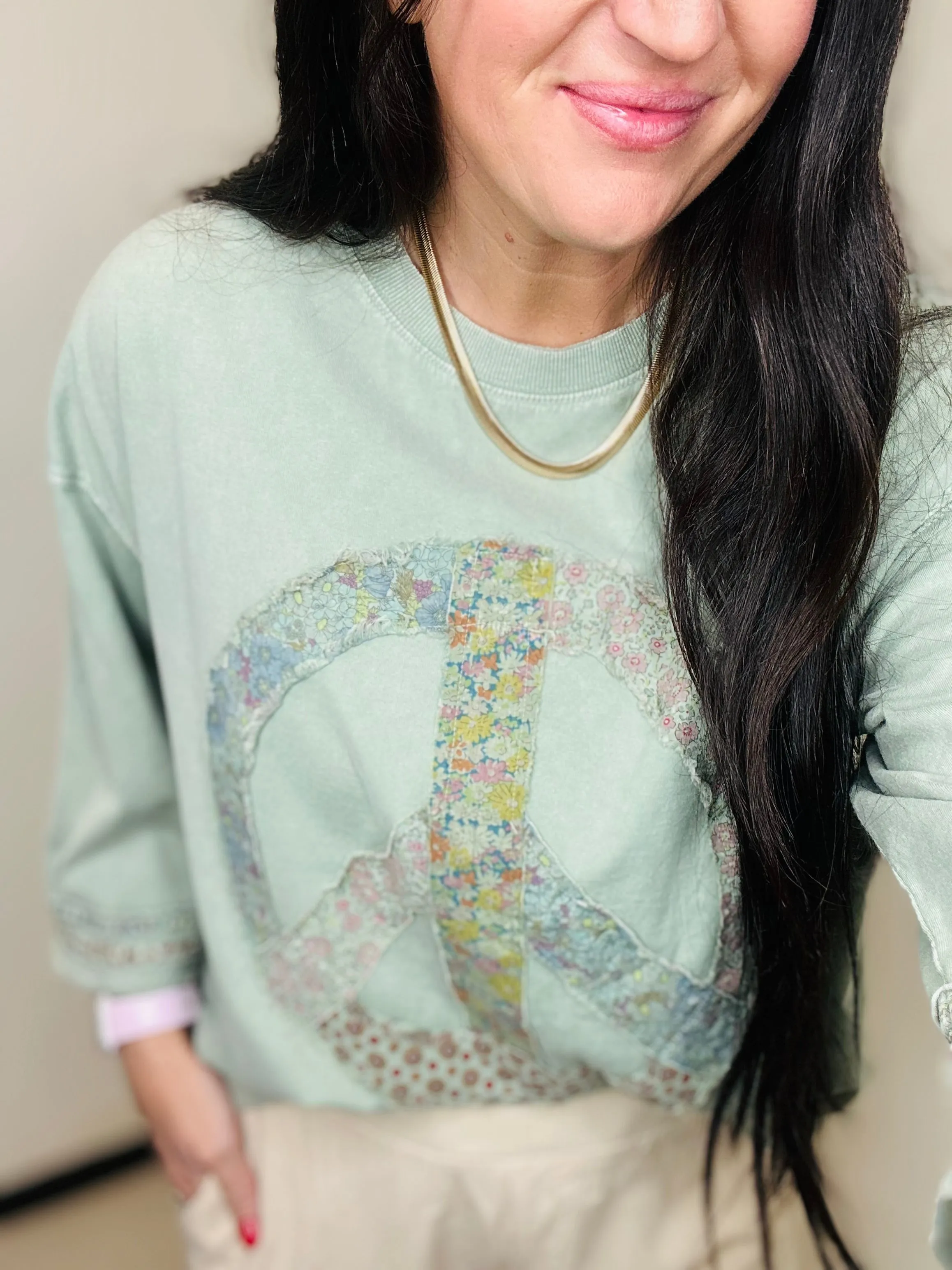 Palmer Peace Patch Top