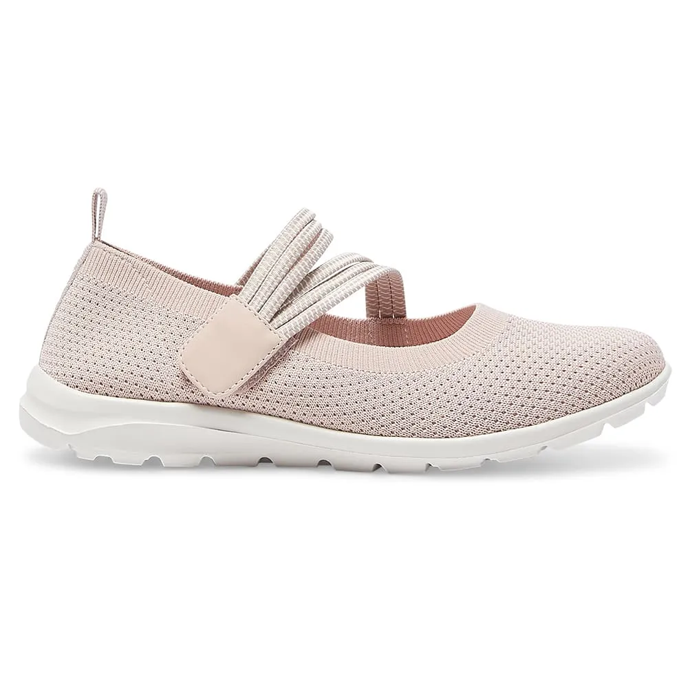 Patsy Flat in Blush Stretch