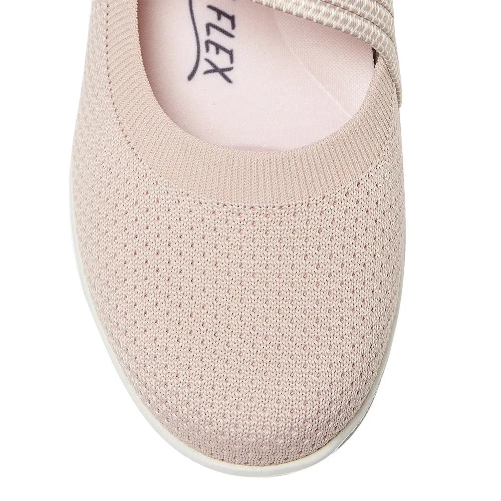 Patsy Flat in Blush Stretch