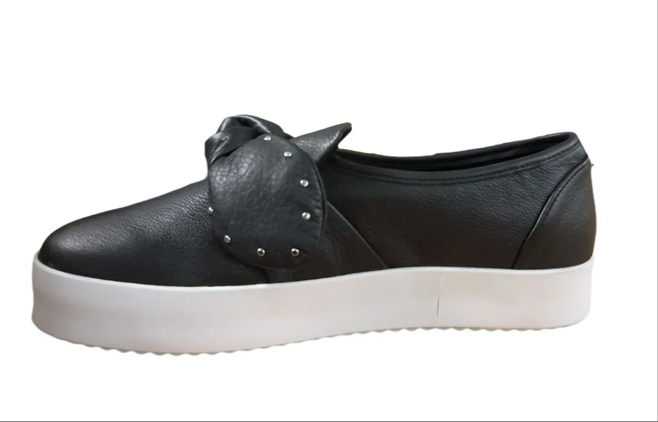 REBECCA MINKOFF Women's Black Lamba Stacey Stud Loafers #M3121013 NWB