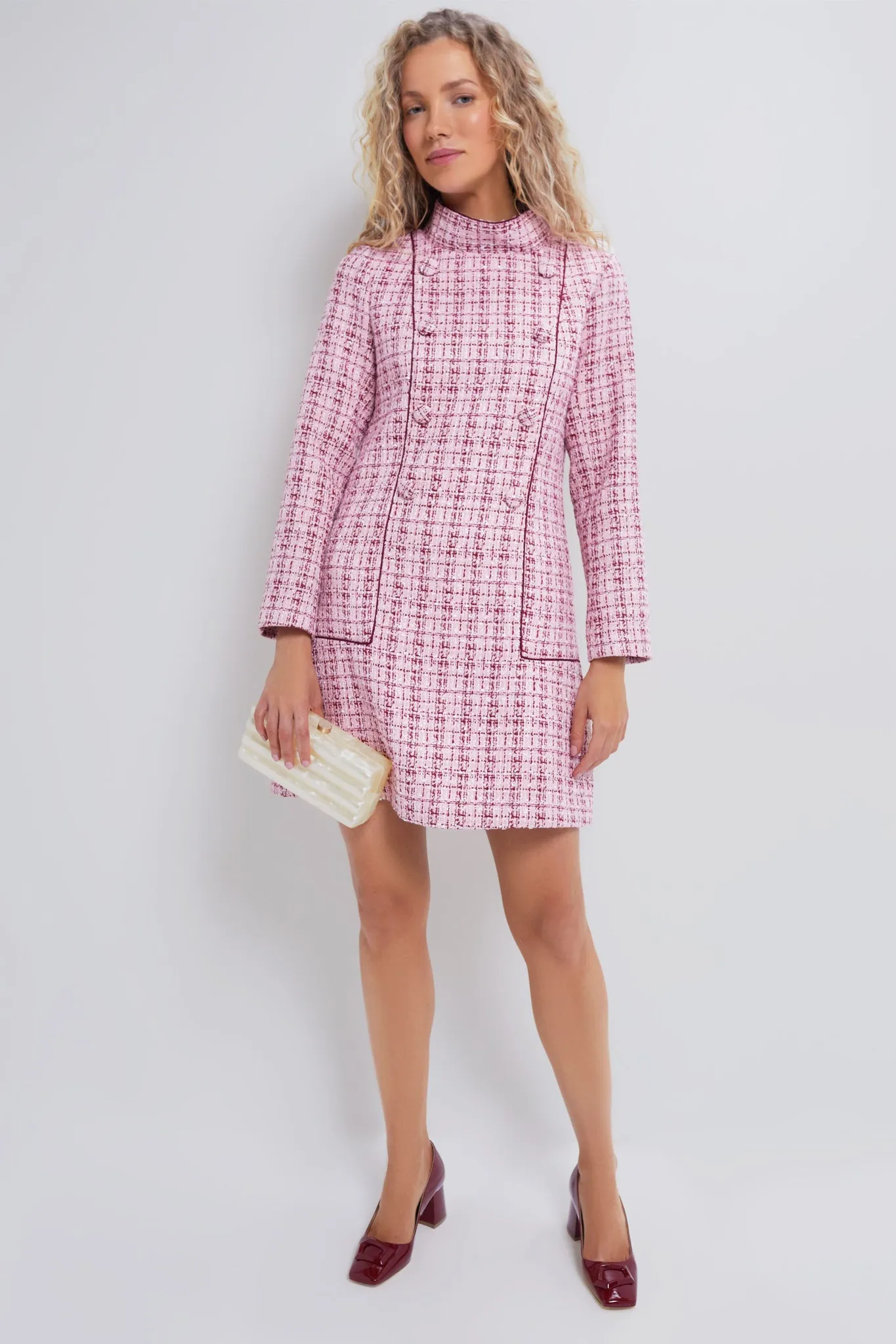 Rhubarb Tweed Radziwill Dress