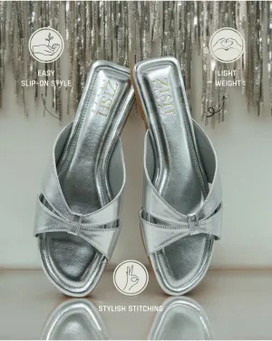 Silver Tokyo Flats