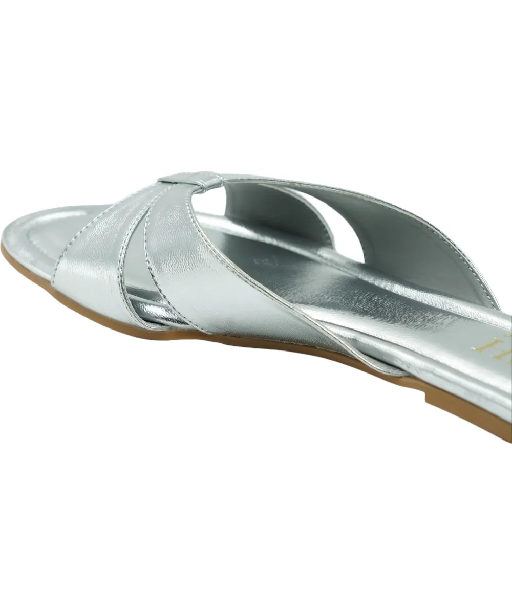 Silver Tokyo Flats