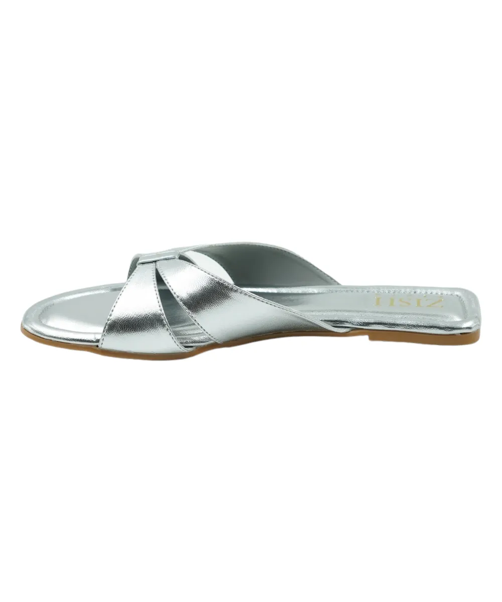 Silver Tokyo Flats