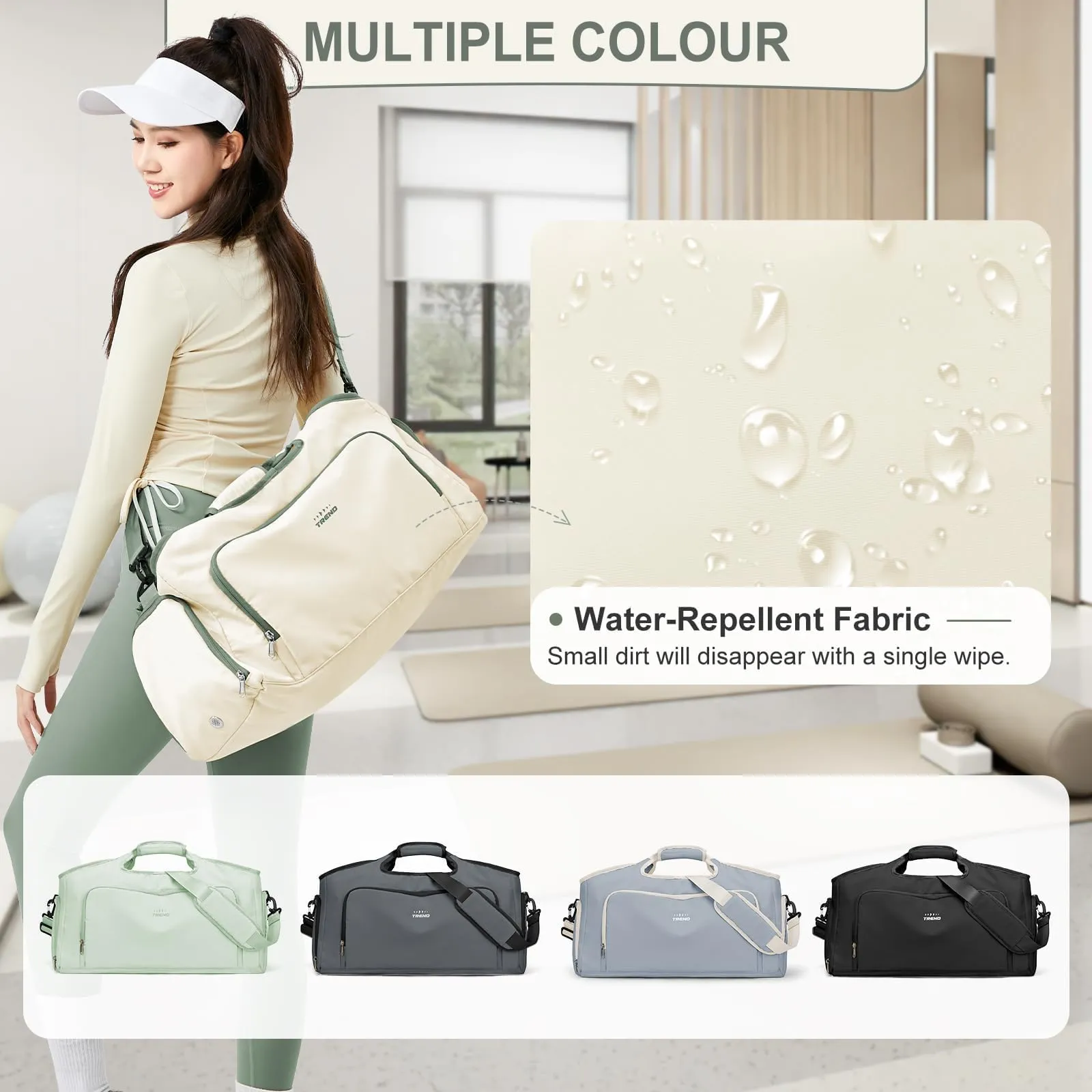 Sports bag with shoe compartment Weekender bag Travel bag Travel bag Hand luggage bag for sports Swimming bag
