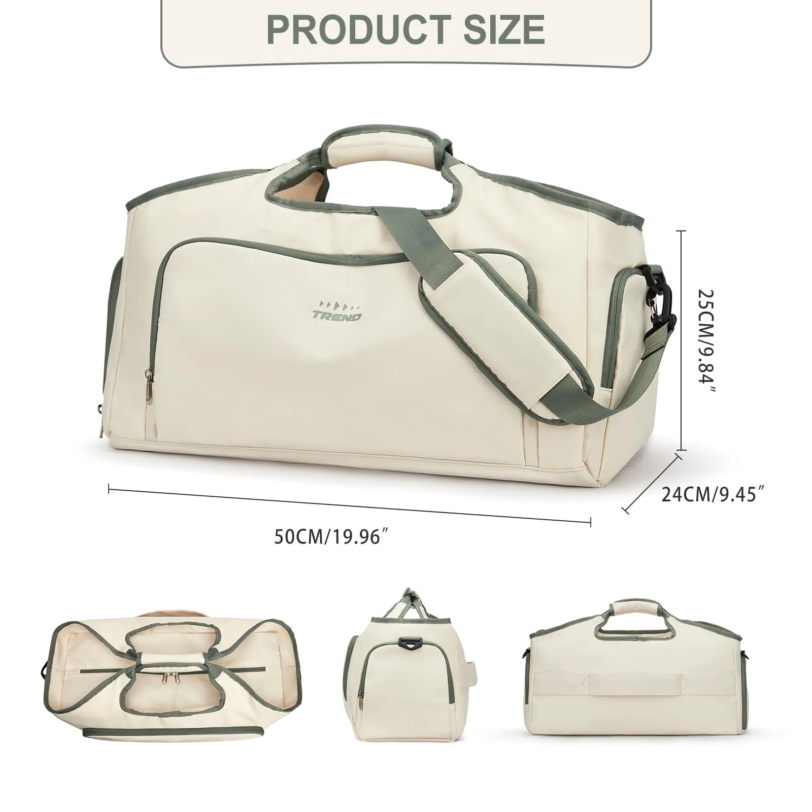 Sports bag with shoe compartment Weekender bag Travel bag Travel bag Hand luggage bag for sports Swimming bag