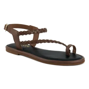 STALLONE Braided Flat Sandals
