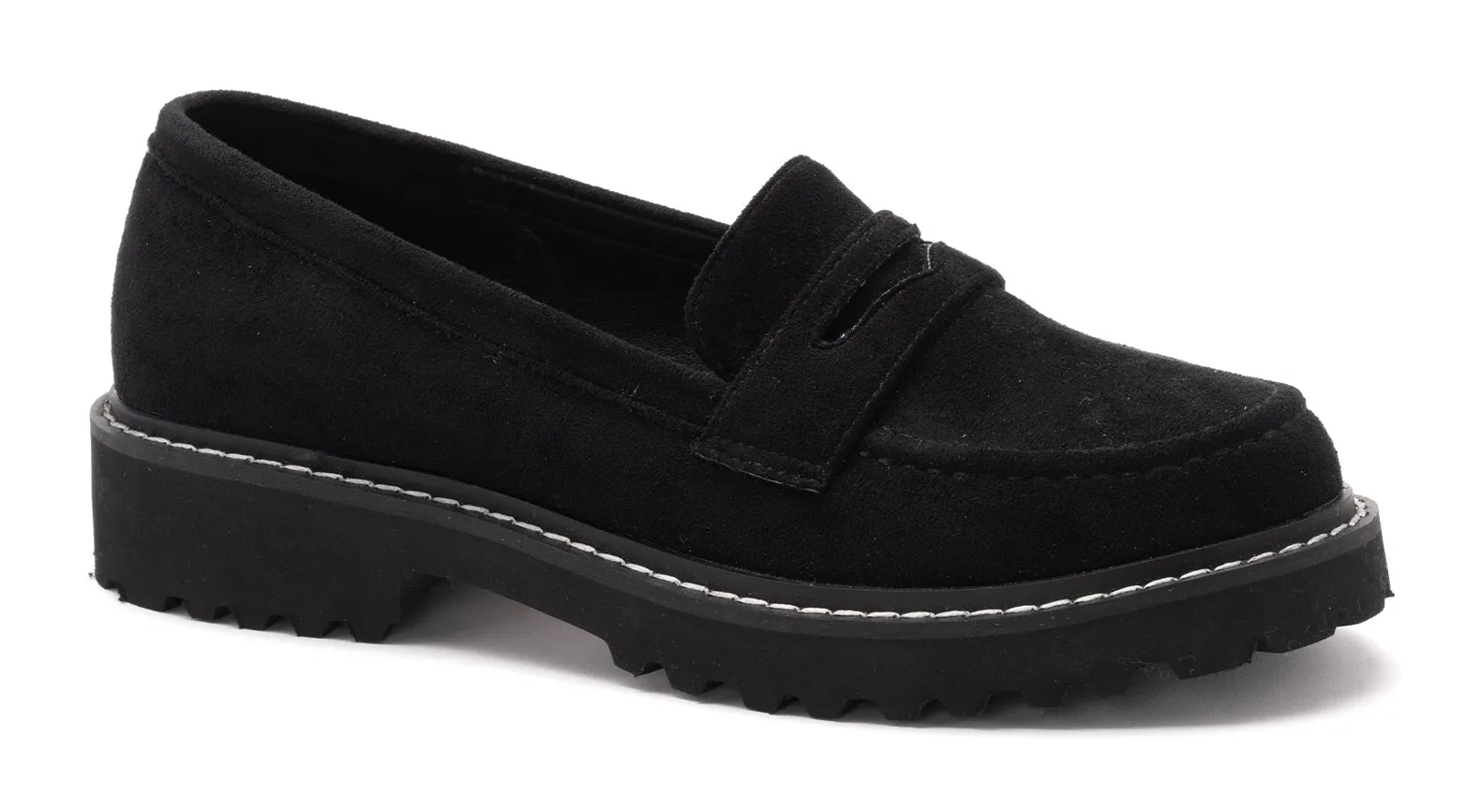 Suede Loafers
