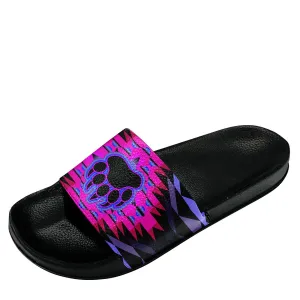 Sunset Bearpaw Blanket Pink Slide Sandals