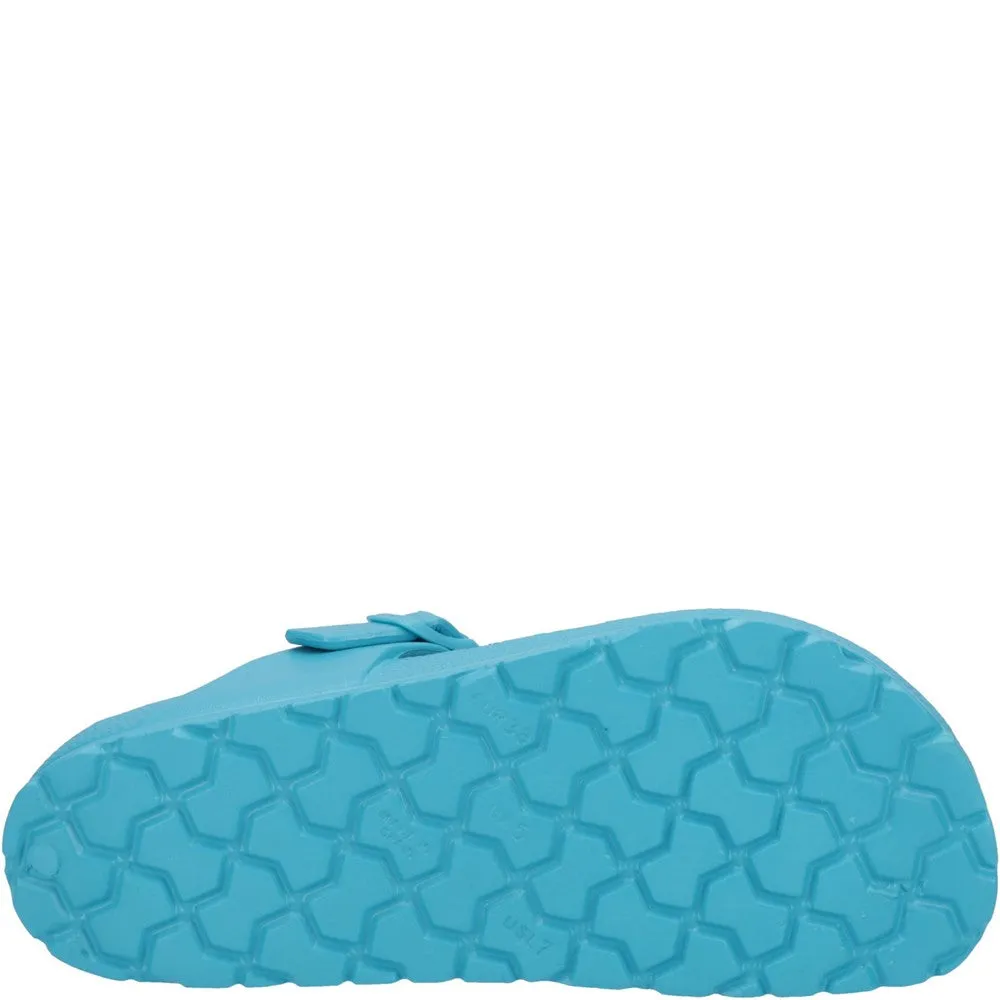 Teal Lizzie Toepost Sandals