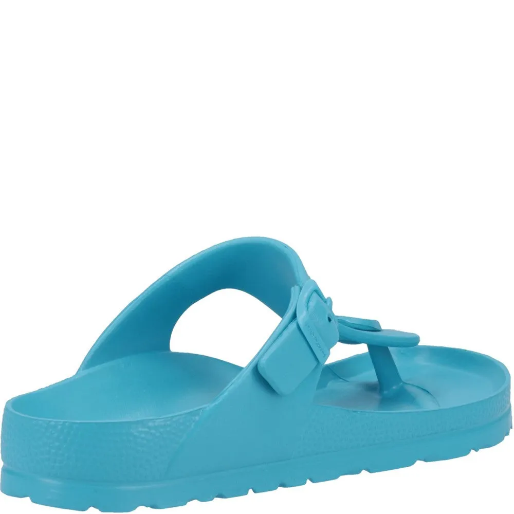 Teal Lizzie Toepost Sandals