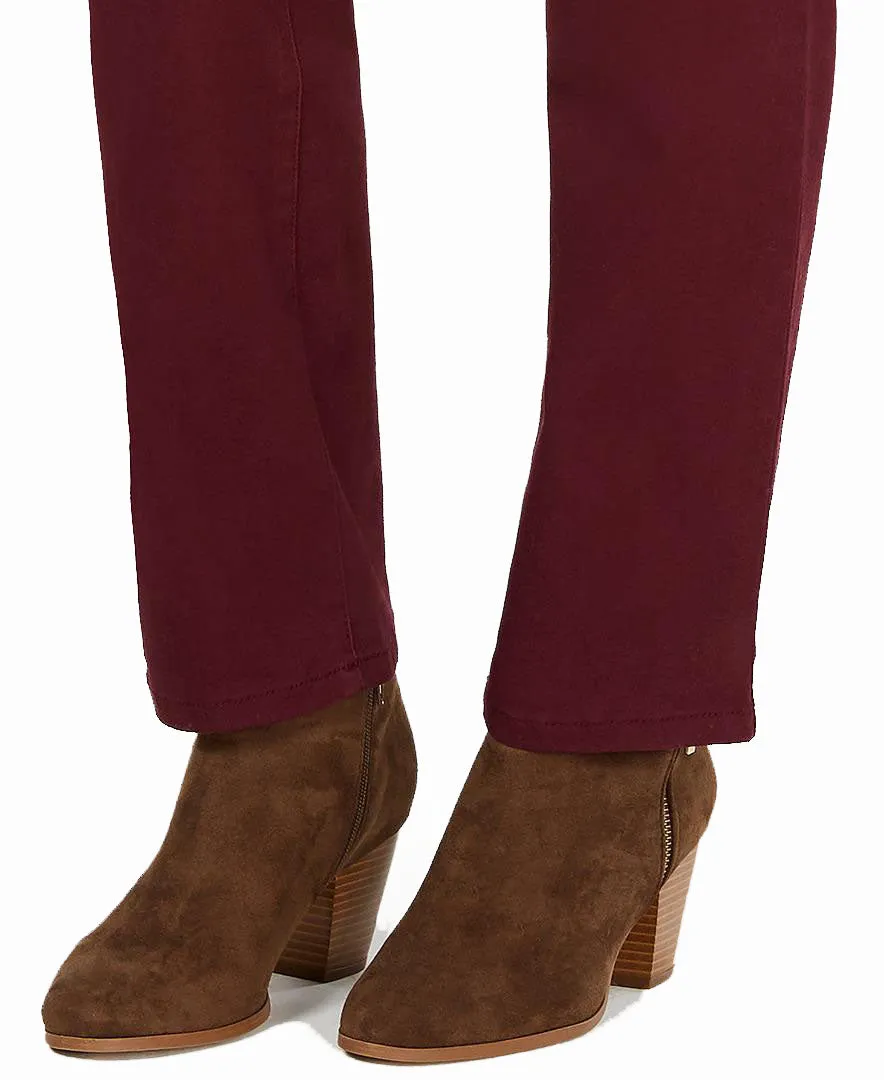 Tummy-Control Straight-Leg Fashion Jeans