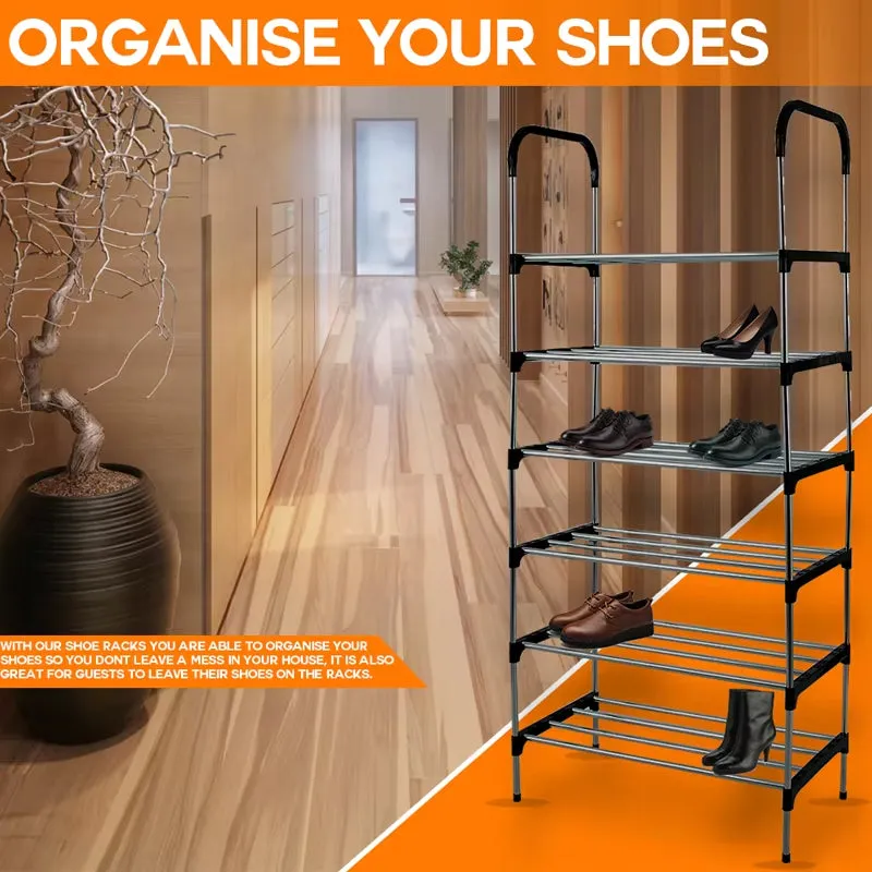 [UK Stock] Multi-Layer Shoe Rack – Dustproof Storage Shelf & Organizer
