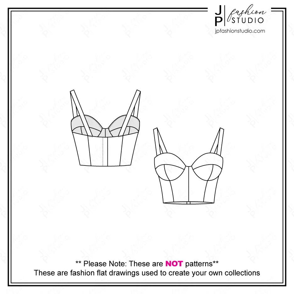 Women Suit Outfit Fashion Flat Sketches / Oversized Blazer / Classy Pantsuit Technical Drawings for Adobe Illustrator